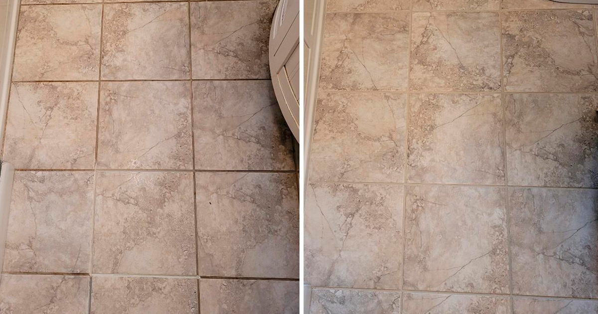 Tile and Grout Cleaning, Grout Re-Coloring