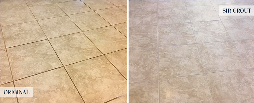 Floor Flawlessly Restored by Our Tile and Grout Cleaners in Syosset, NY