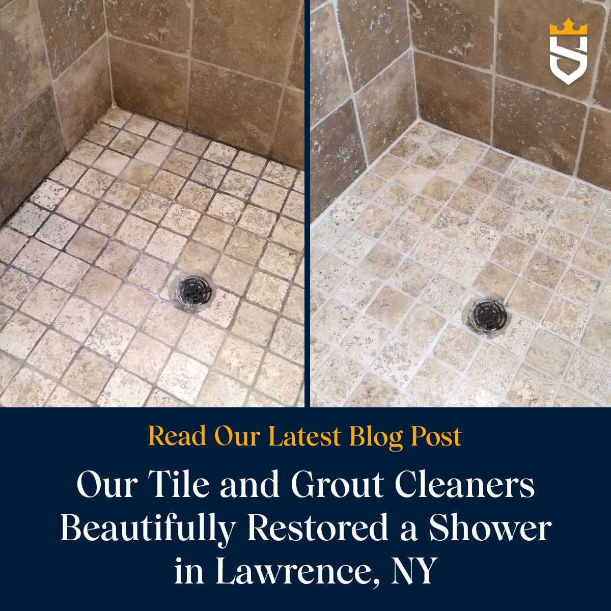 Our Tile and Grout Cleaners Beautifully Restored a Shower in Lawrence, NY